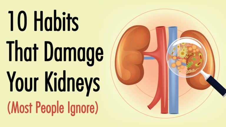 10 Habits That Damage Your Kidneys (Most People Ignore)