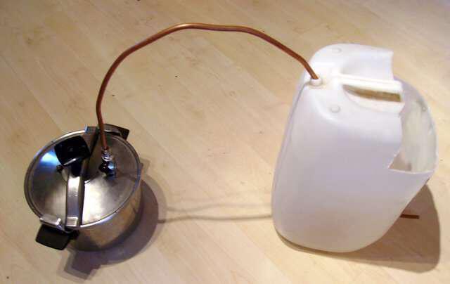 simple handmade distiller