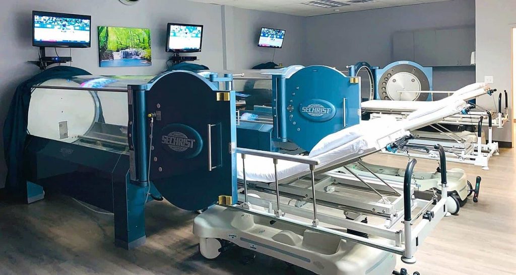 Hyperbaric Oxygen Therapy Benefits - A picture of three Hyperbaric Chamber Therapy.
