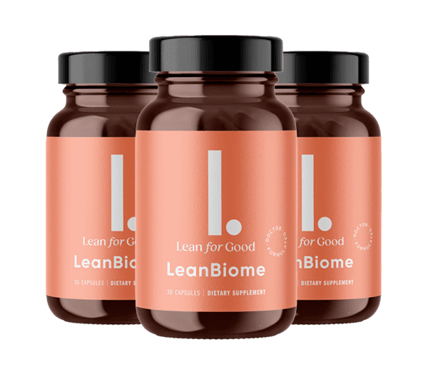 3 Bottles of LeanBiome supplement