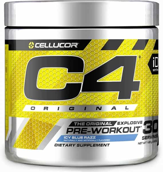 Cellucor C4 pre workout supplement bottle